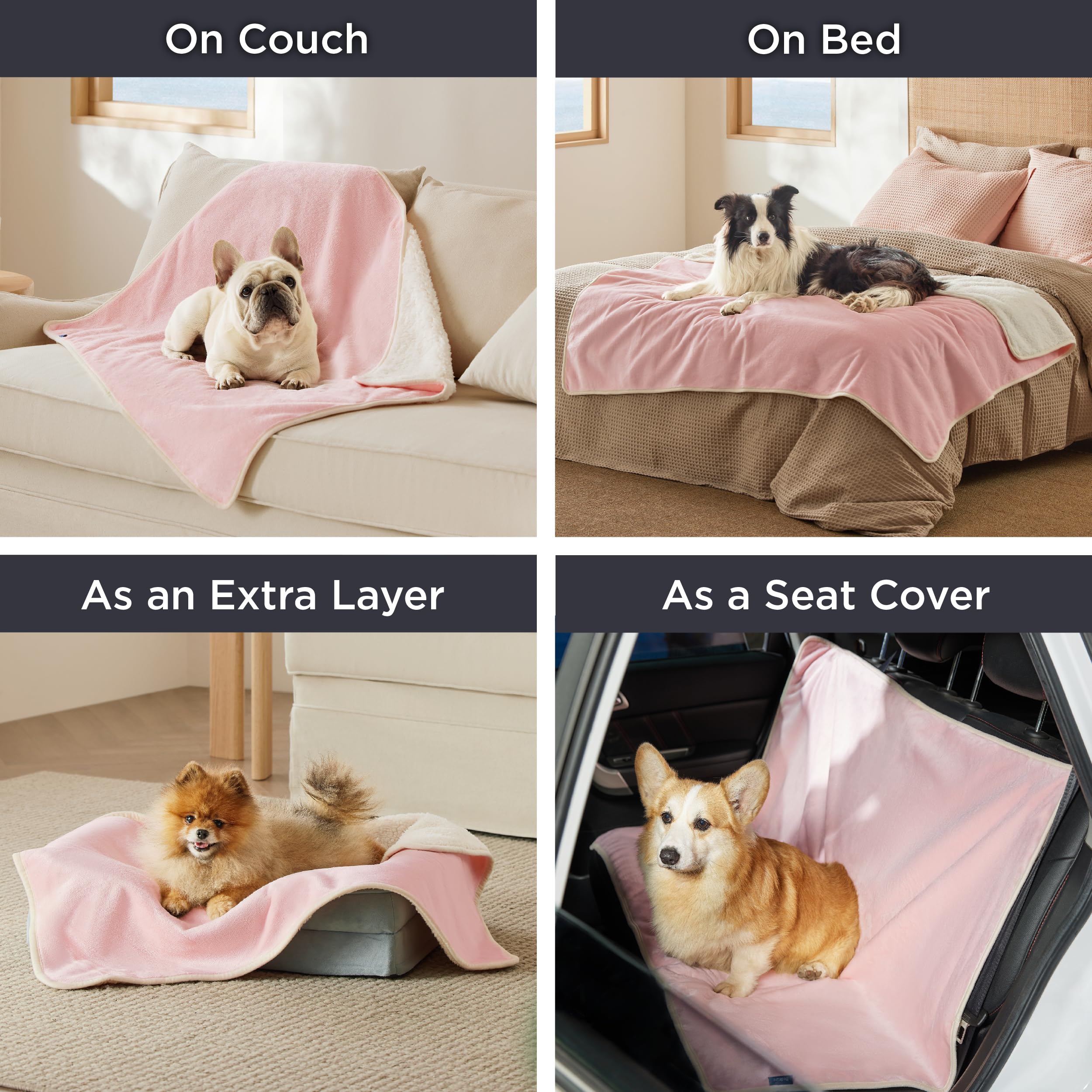 Bedsure cat blanket couch protection helps keep furniture clean.