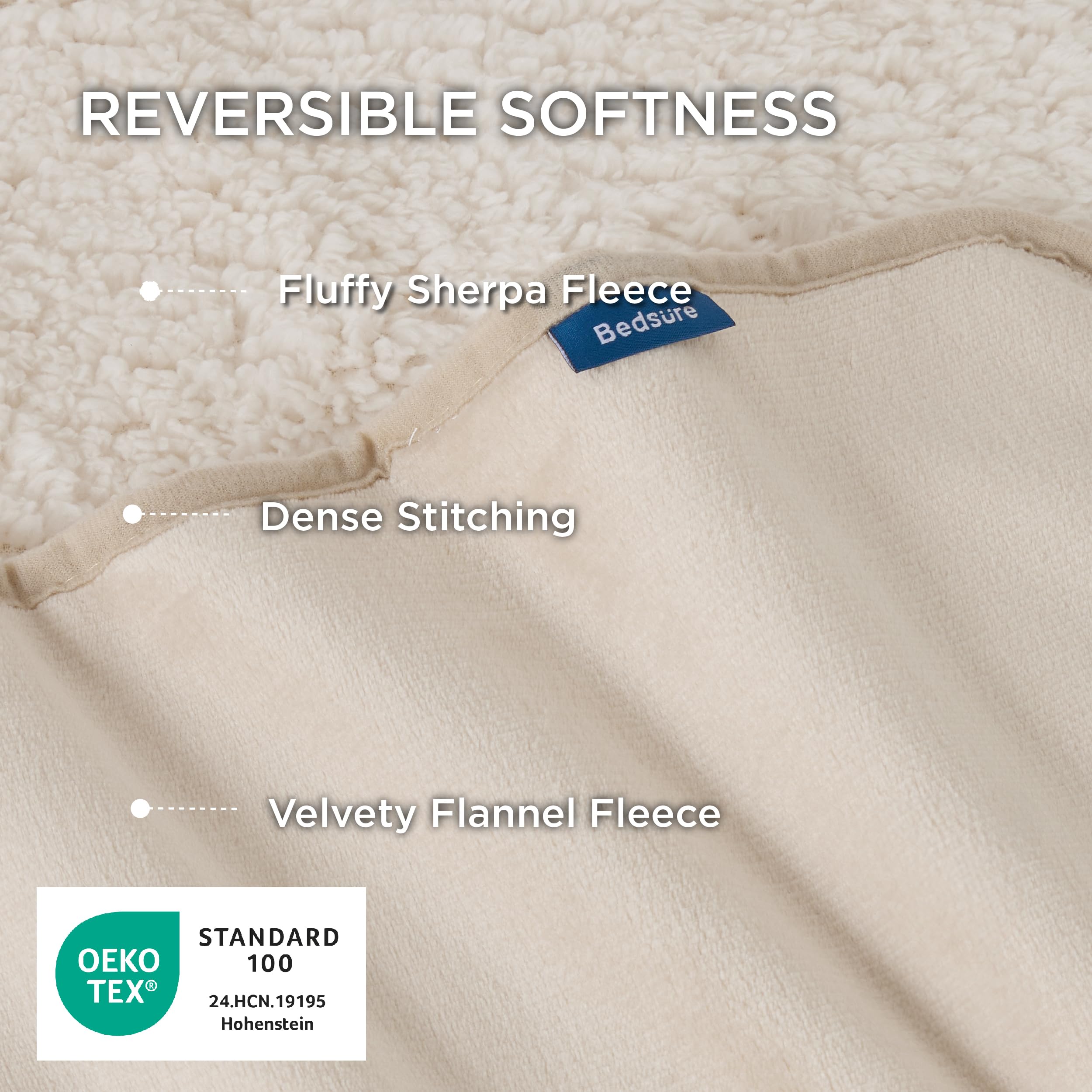 Bedsure cat blanket double-sided texture offers versatile comfort.
