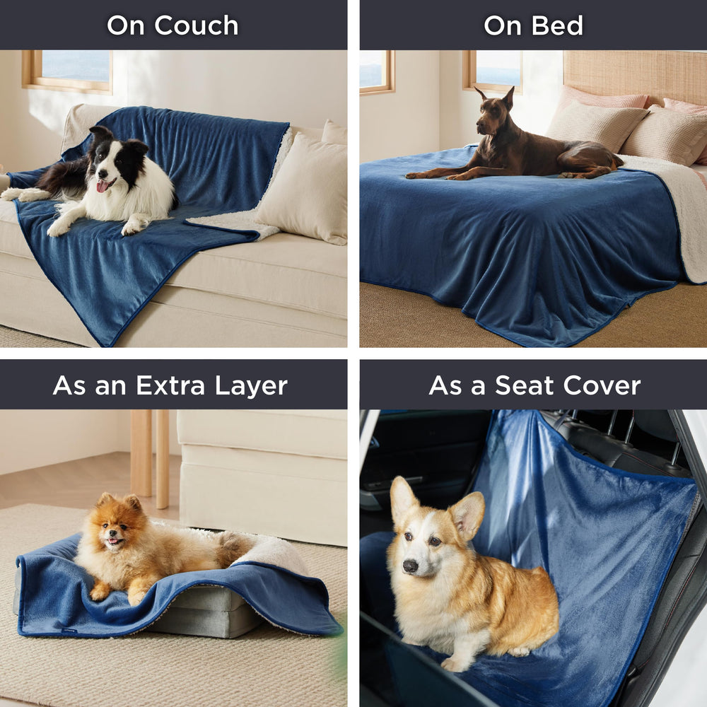 Bedsure cat blanket stitching and durable edge finish