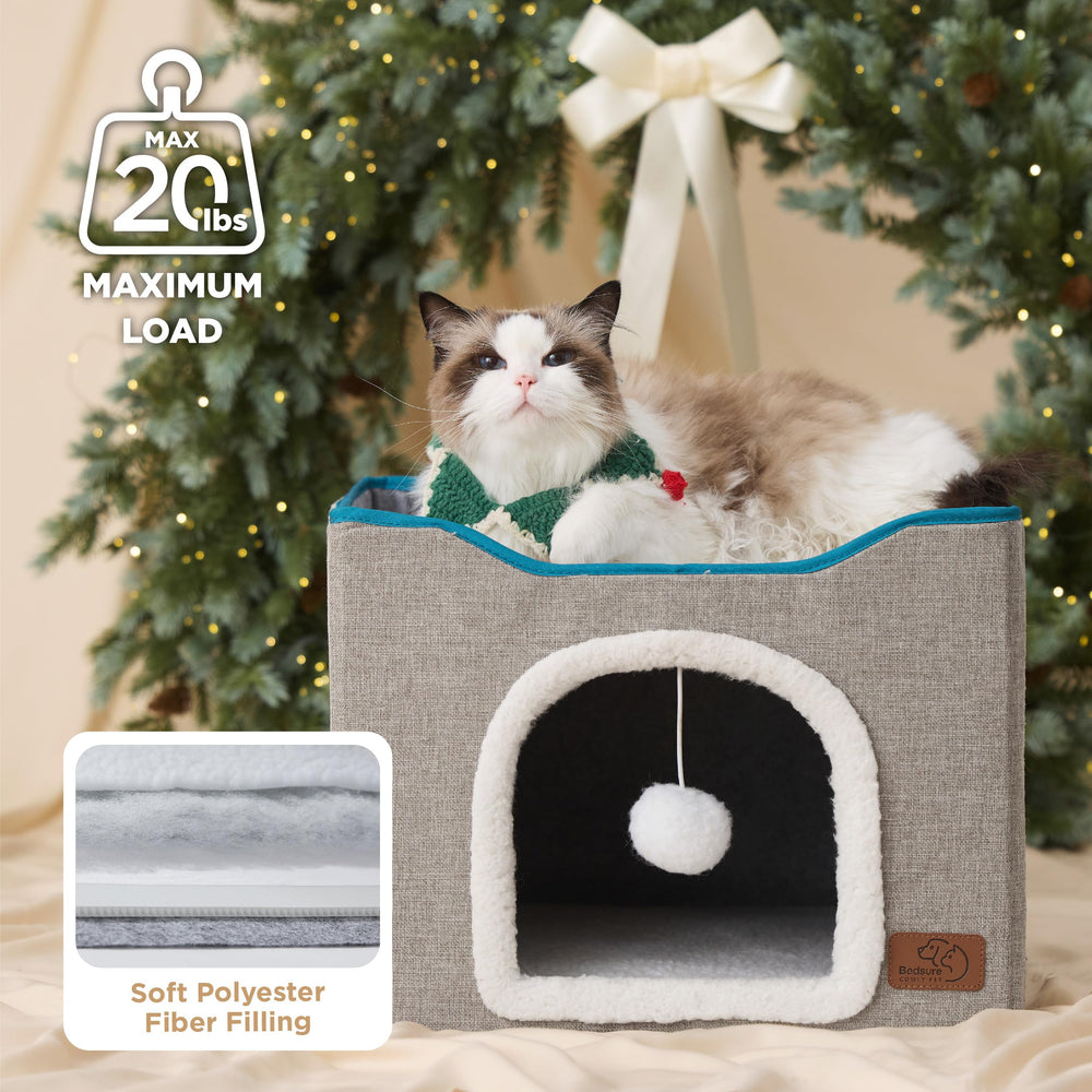 Bedsure plush-cushion-removable grey simplifies cleaning with machine-washable covers