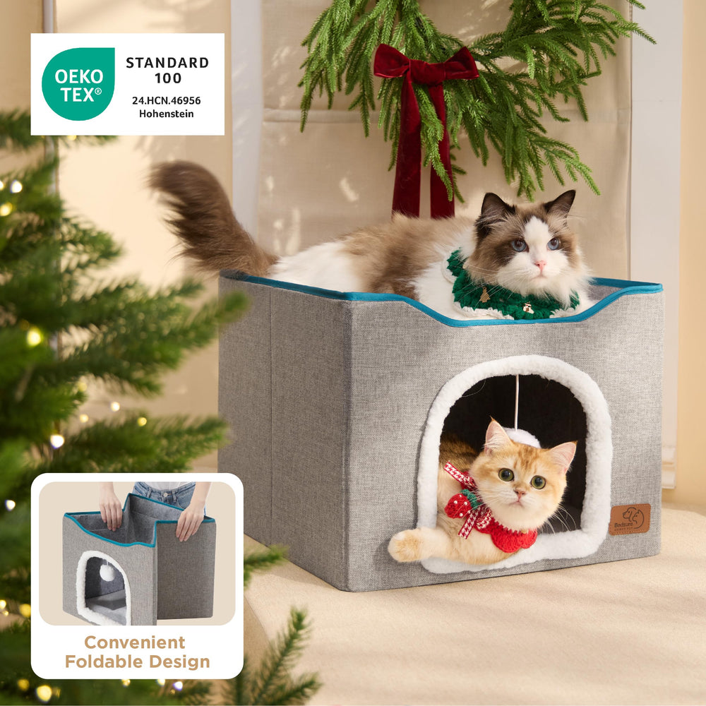 Bedsure cat-sisal-scratching-board grey provides built-in scratching surface