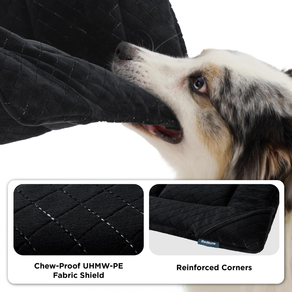 Bedsure chew-proof dog bed corner reinforcement protects high-stress areas