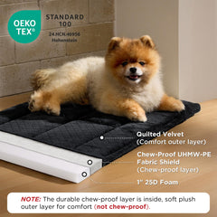 Bedsure chew-proof dog bed inner layer UHMW-PE demonstrates durable protection