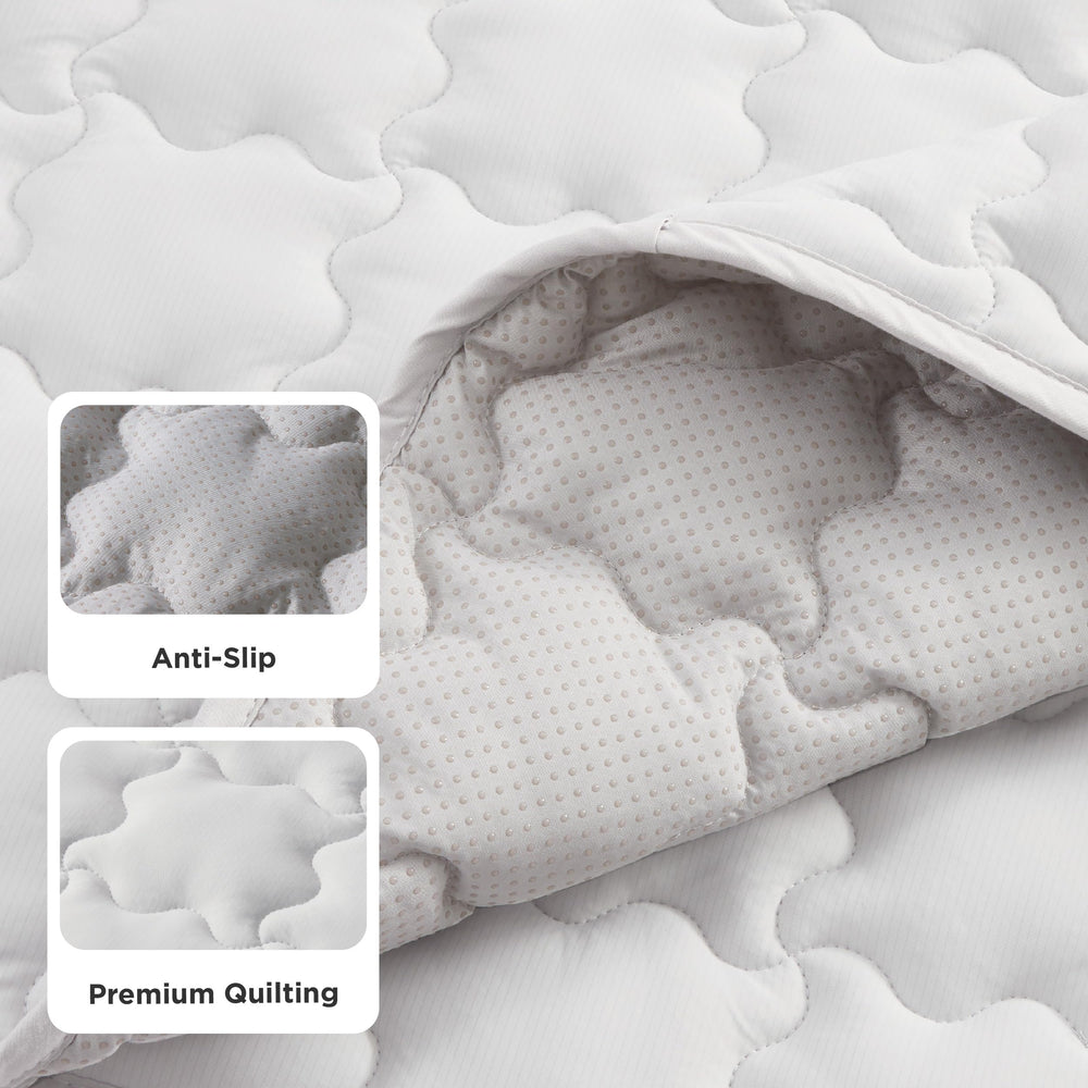 Bedsure cooling mat ready for travel in car for on-the-go cooling.