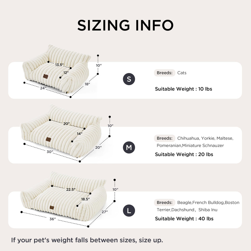 Bedsure anti-slip bottom keeps the couch steady on floors.