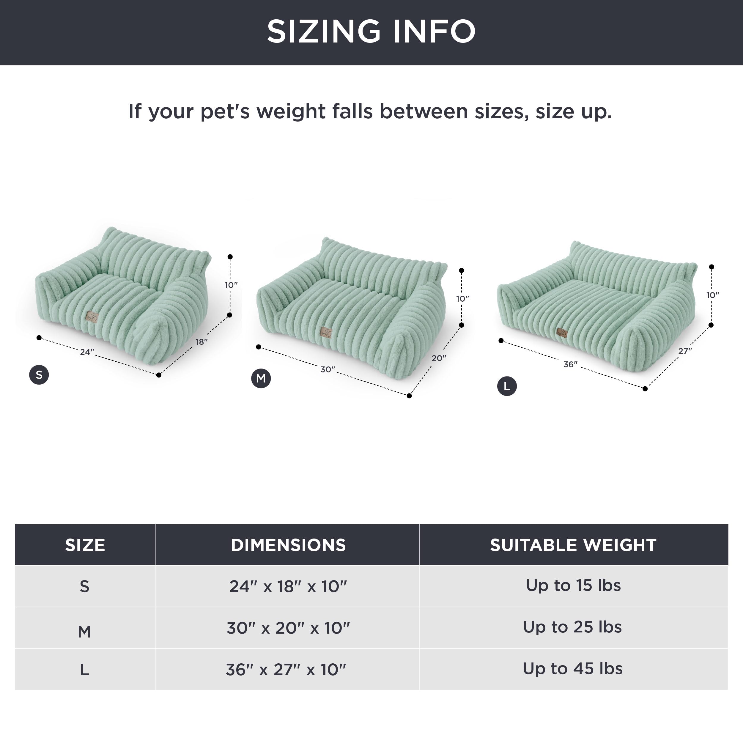 Bedsure Cute Cat Couch Garden Green foam-fill close-up reveals balanced support for various pet sizes.