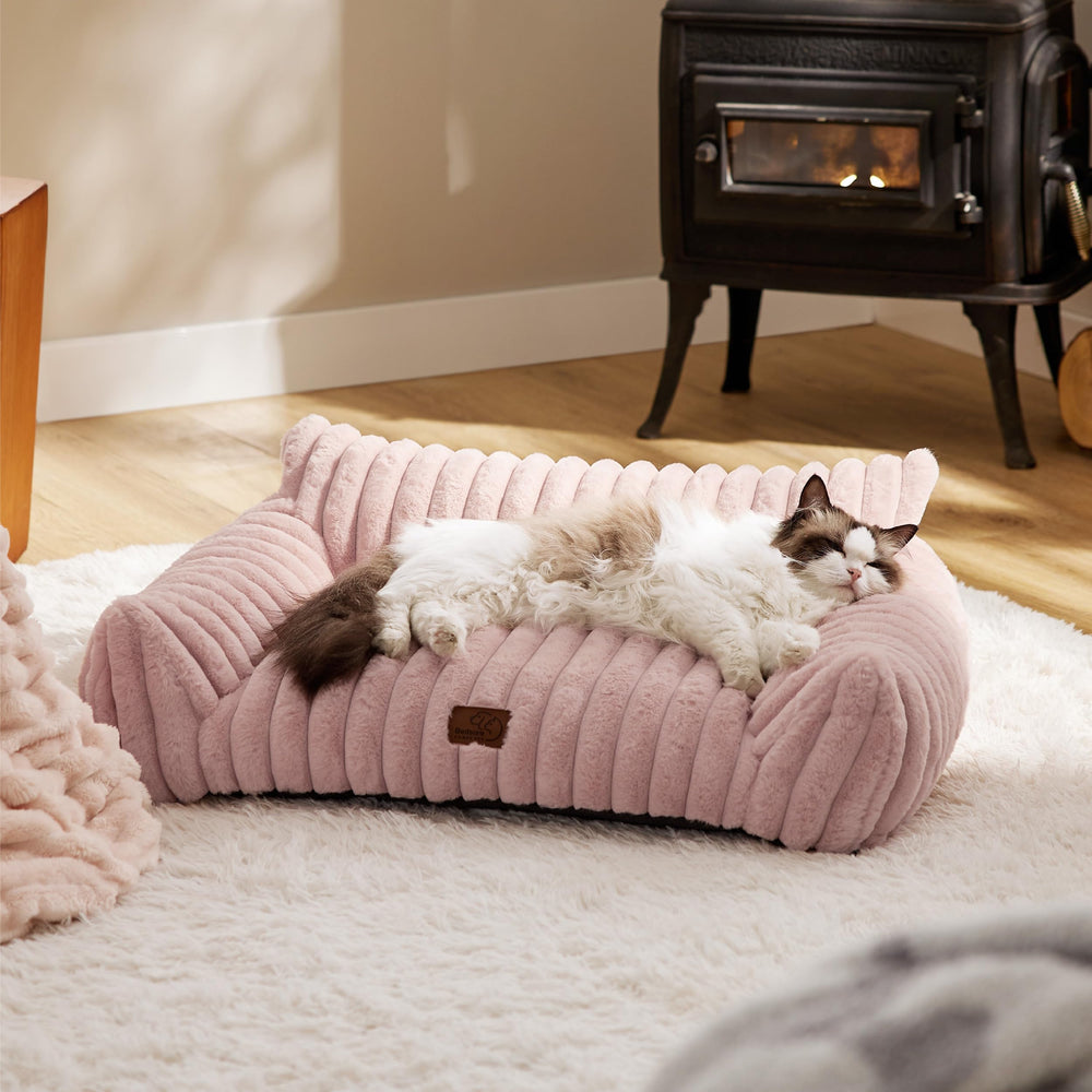 Bedsure blush pink color adds gentle style to cozy corners.