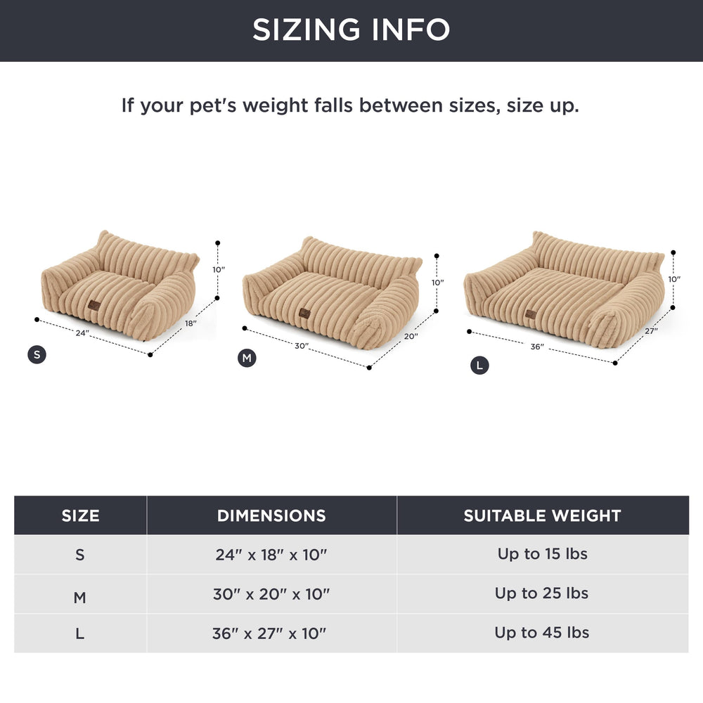 Bedsure Cute Cat Couch Tuscan Beige removable cover shown for machine washing.