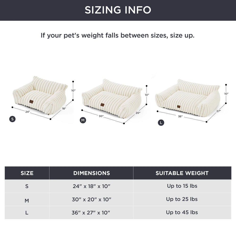 Bedsure Cute Dog Couch anti-slip bottom photo underlines safe, stable lounging during playtime