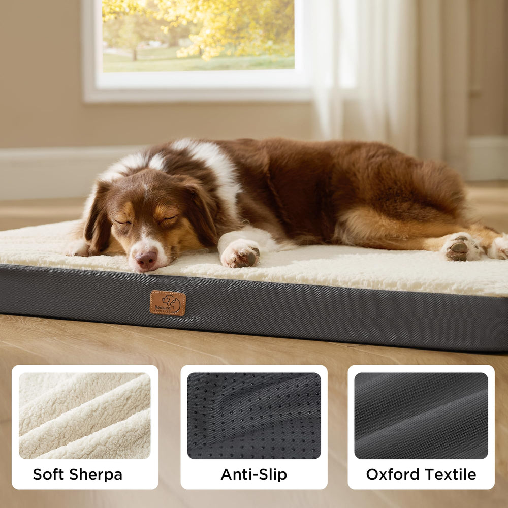 Bedsure anti-slip bottom keeps the bed in place on any floor