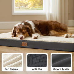 Bedsure anti-slip bottom keeps the bed in place on any floor