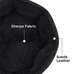 Bedsure dog bed bolster supports comfortable head and neck lounging