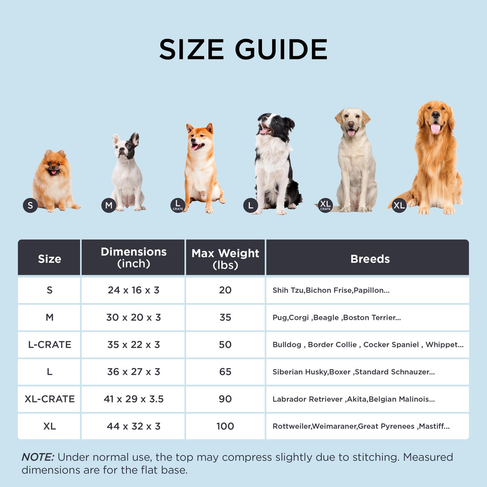 Bedsure dog bed suitable for indoor and outdoor use