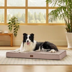 Bedsure dog bed large flat mattress with orthopedic foam for joint support