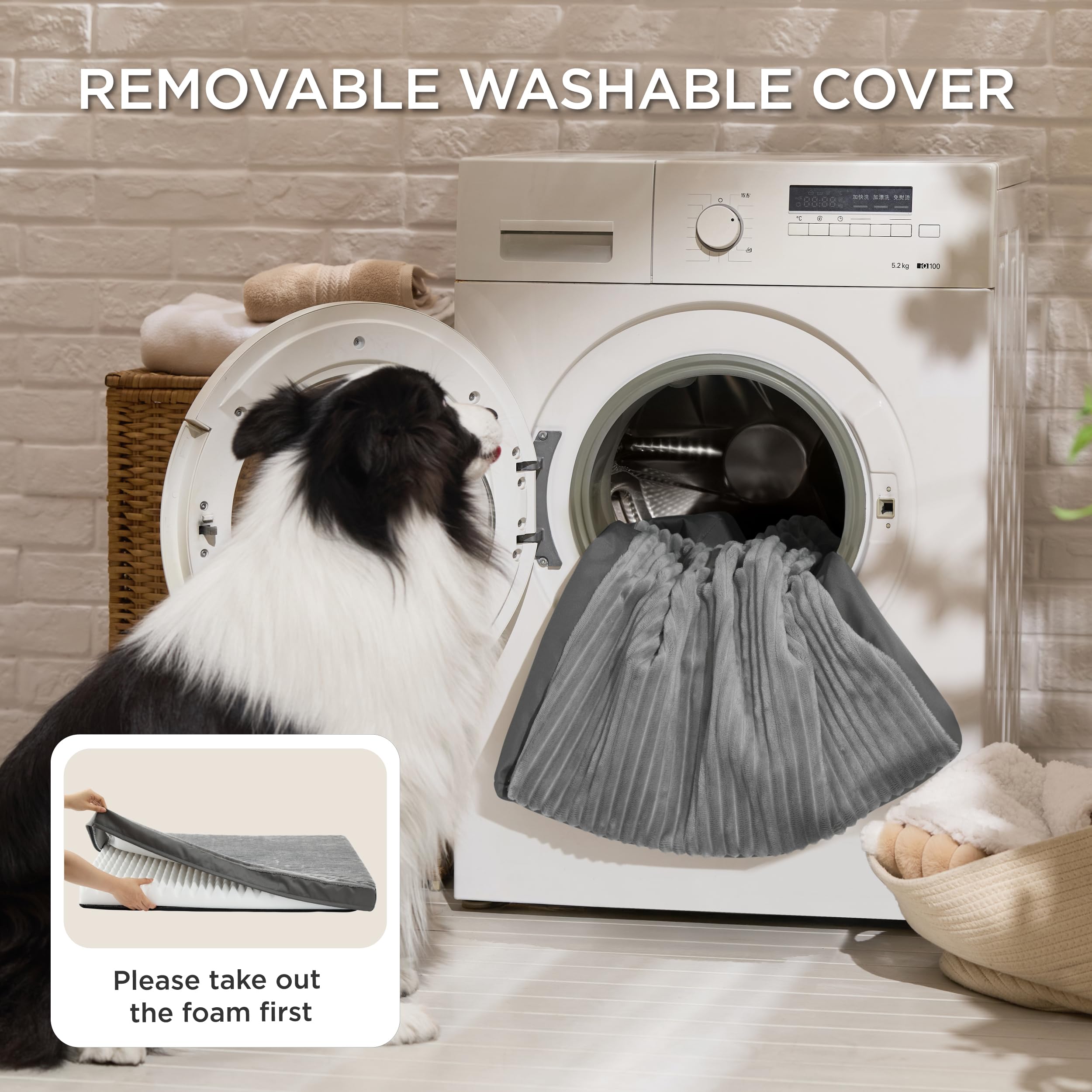 Bedsure machine-washable cover for quick, convenient cleanup