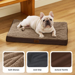 Bedsure dog bed medium with CertiPUR-US foam for safe durability