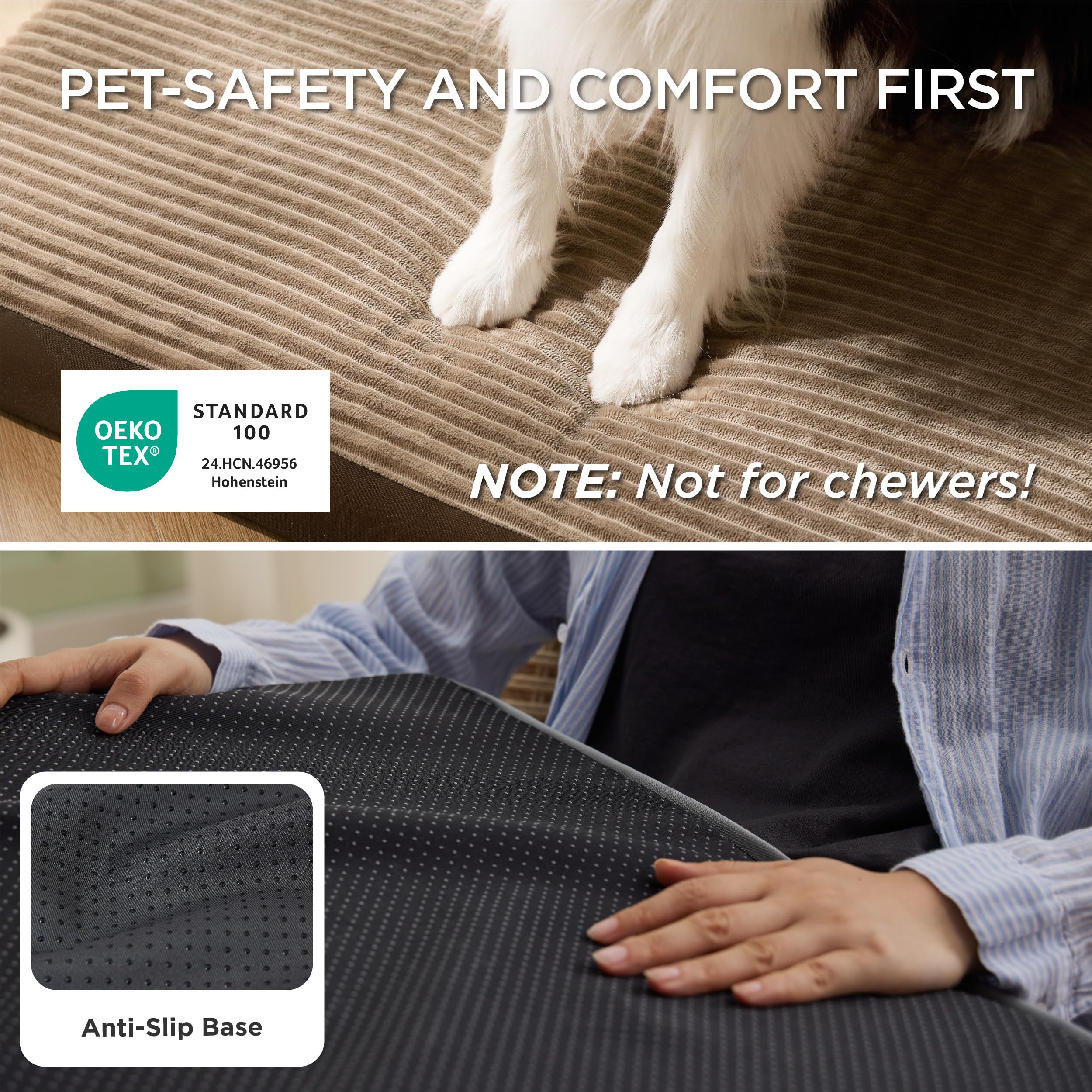 Bedsure dog bed medium removable cover demonstrates easy cleaning capability
