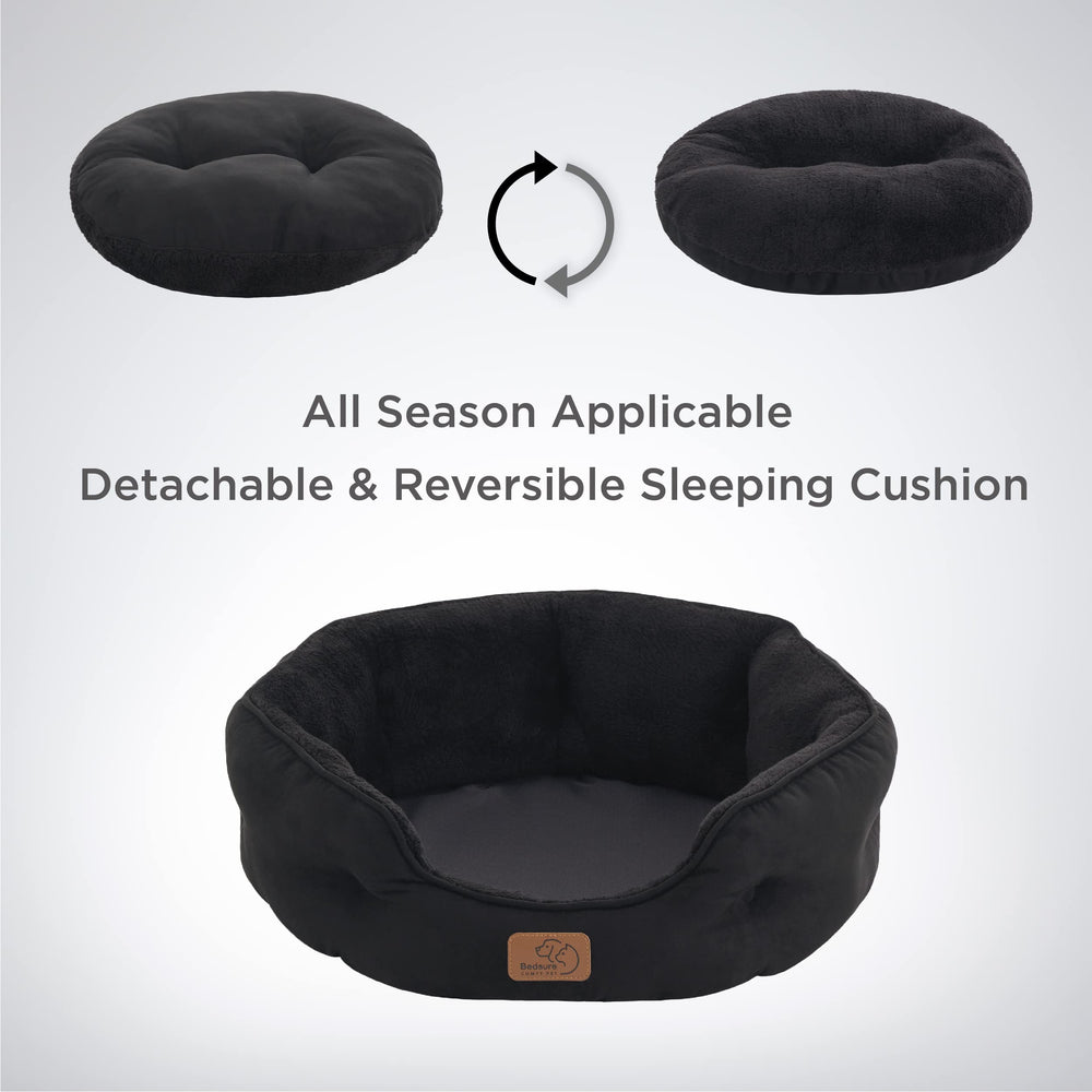 Bedsure dog bed non-slip bottom keeps bed in place