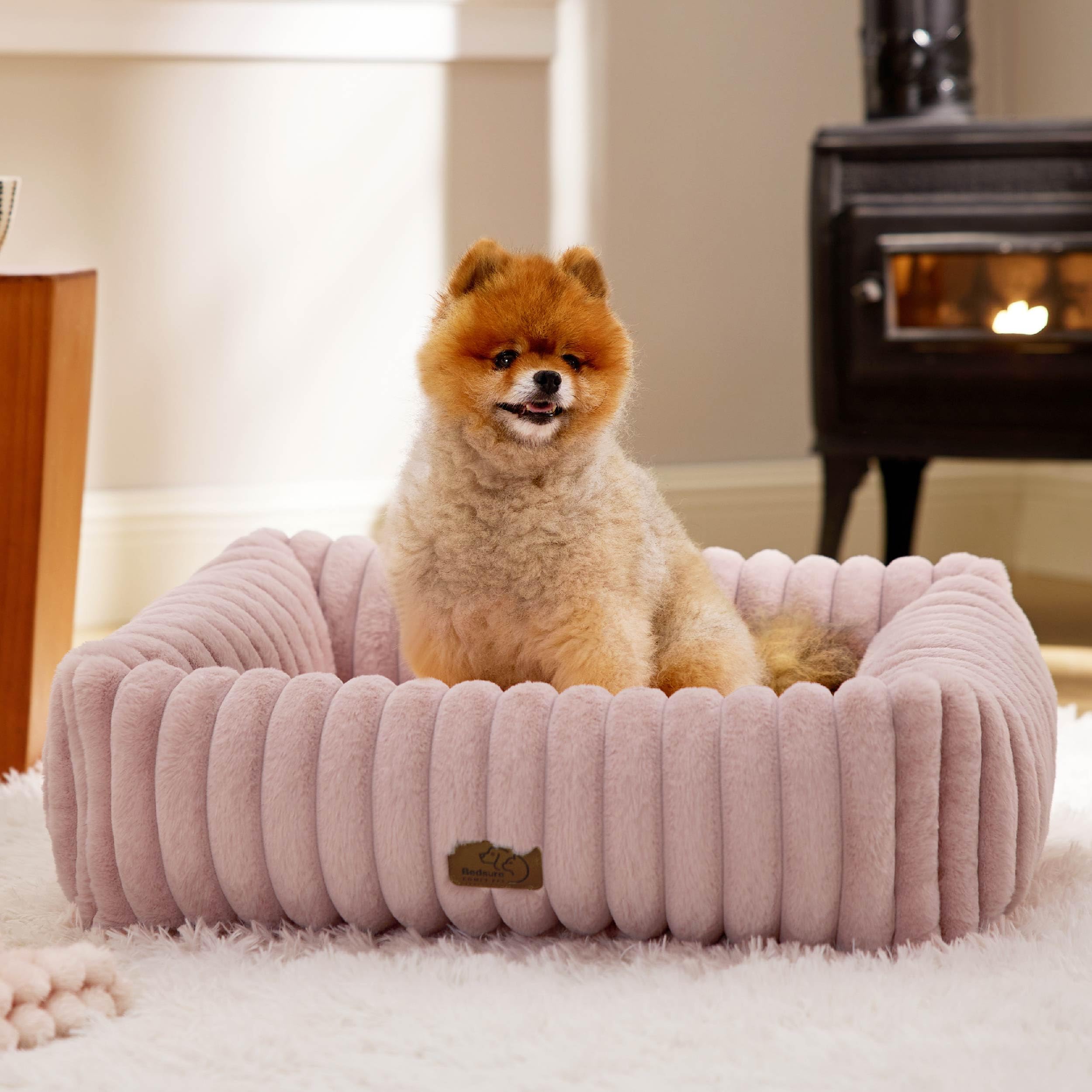 Bedsure dog bed non-slip bottom prevents sliding during naps