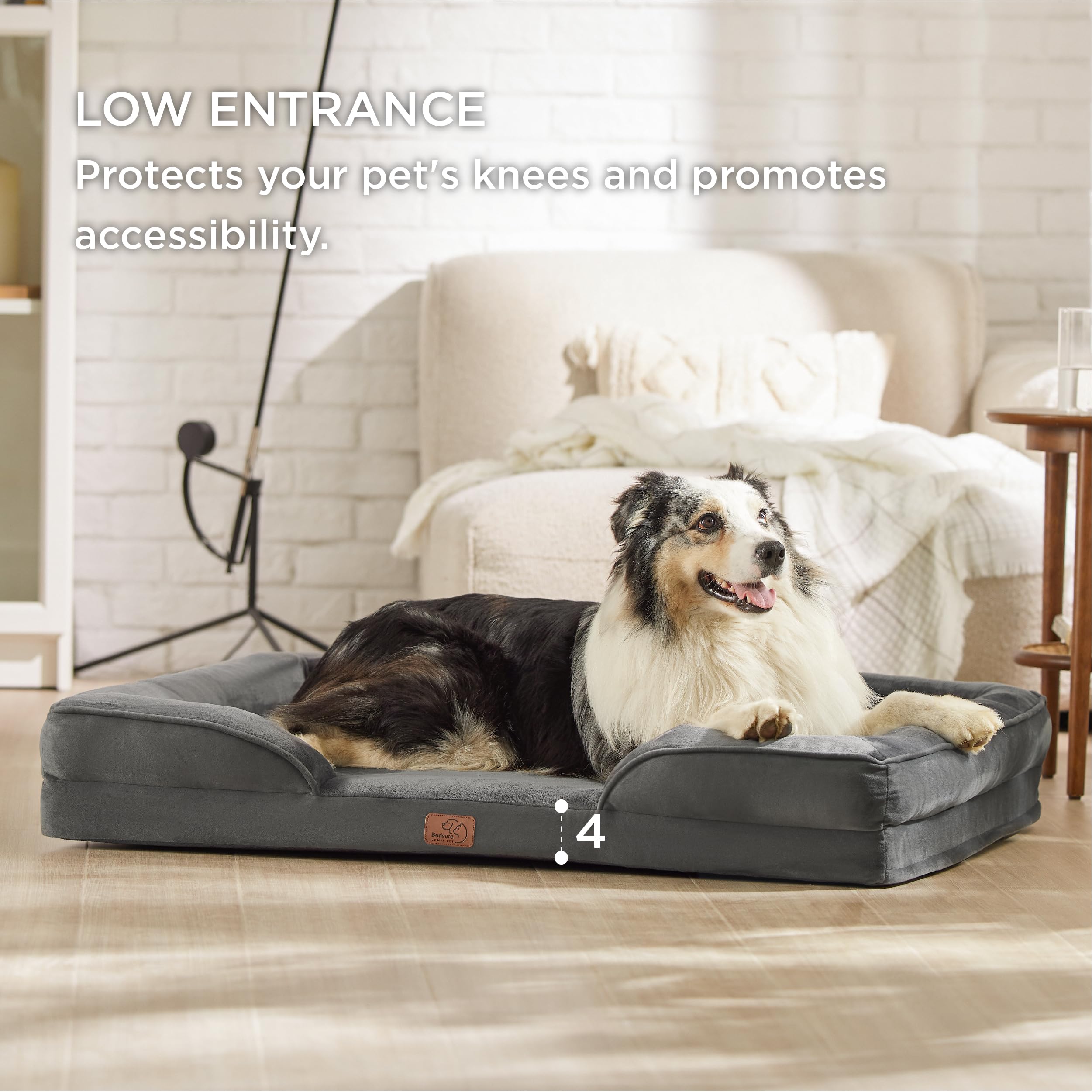 Bedsure non-skid bottom prevents slips during excited play or transitions.