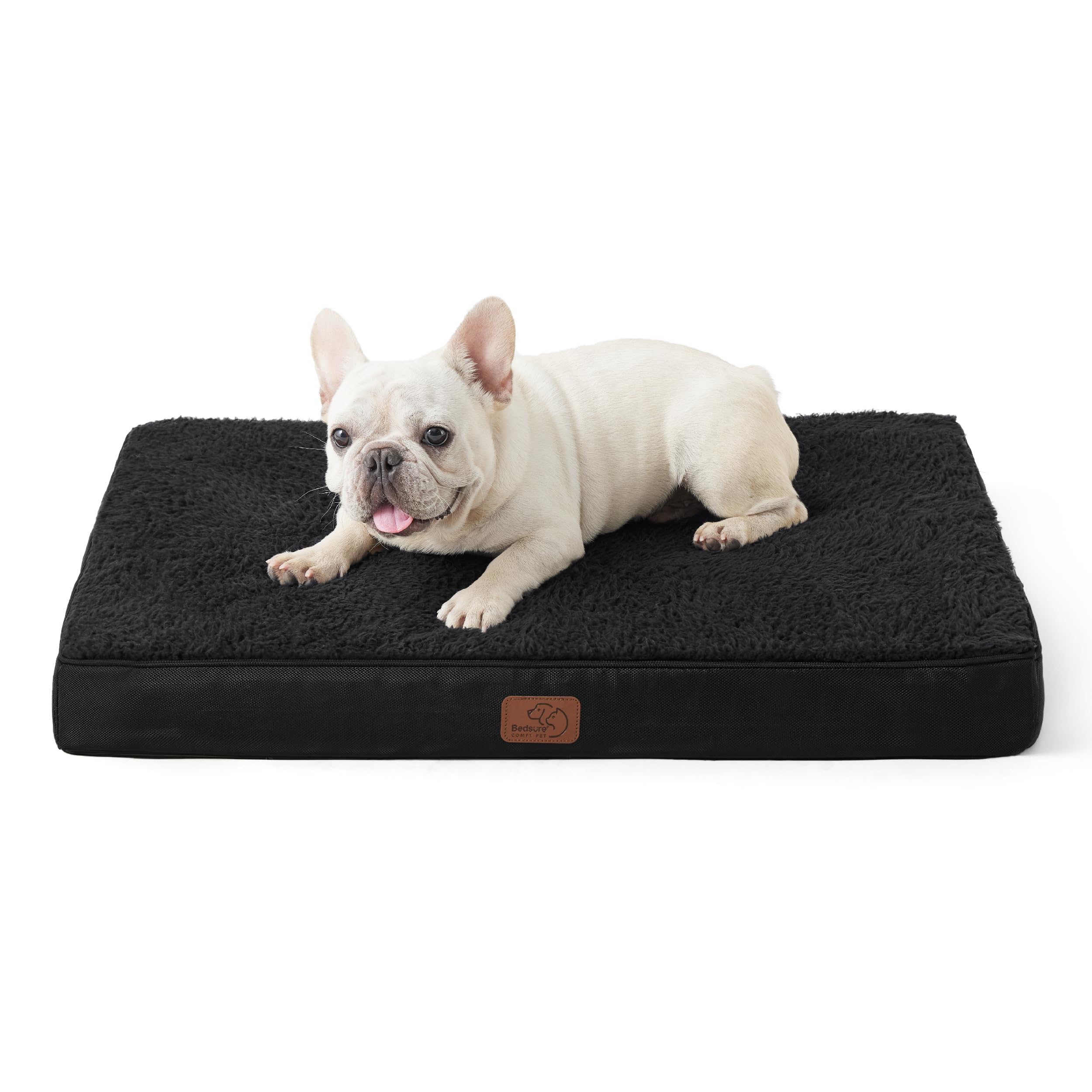 Bedsure orthopedic egg crate foam supports joints for cozy sleep.
