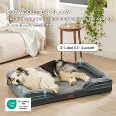 Bedsure removable washable cover enables quick cleanup after adventures.