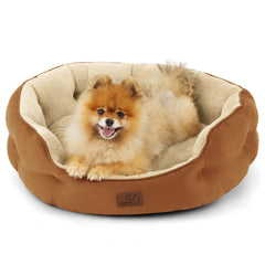 Bedsure dog bed with sherpa-plush surface delivers cloud-soft comfort for naps