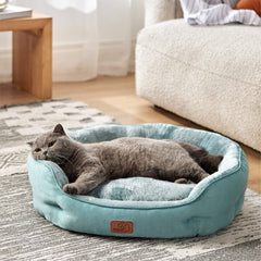 Bedsure dog bed with plush sherpa surface for ultra-soft lounging.