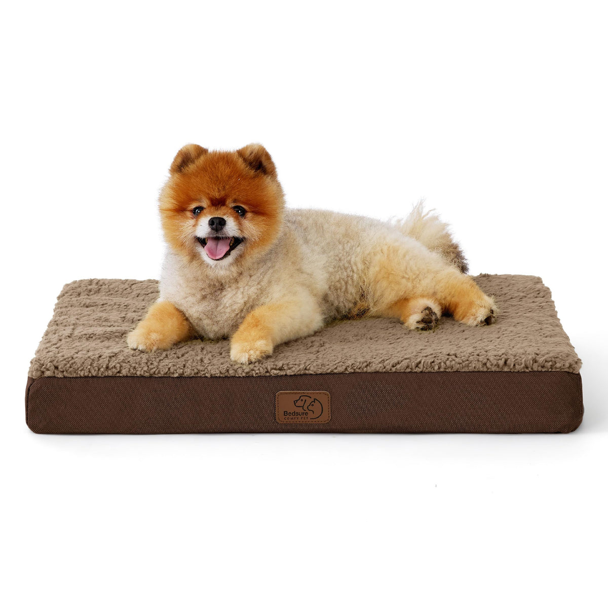 Bedsure dog bed small removable cover close-up highlighting easy cleaning.