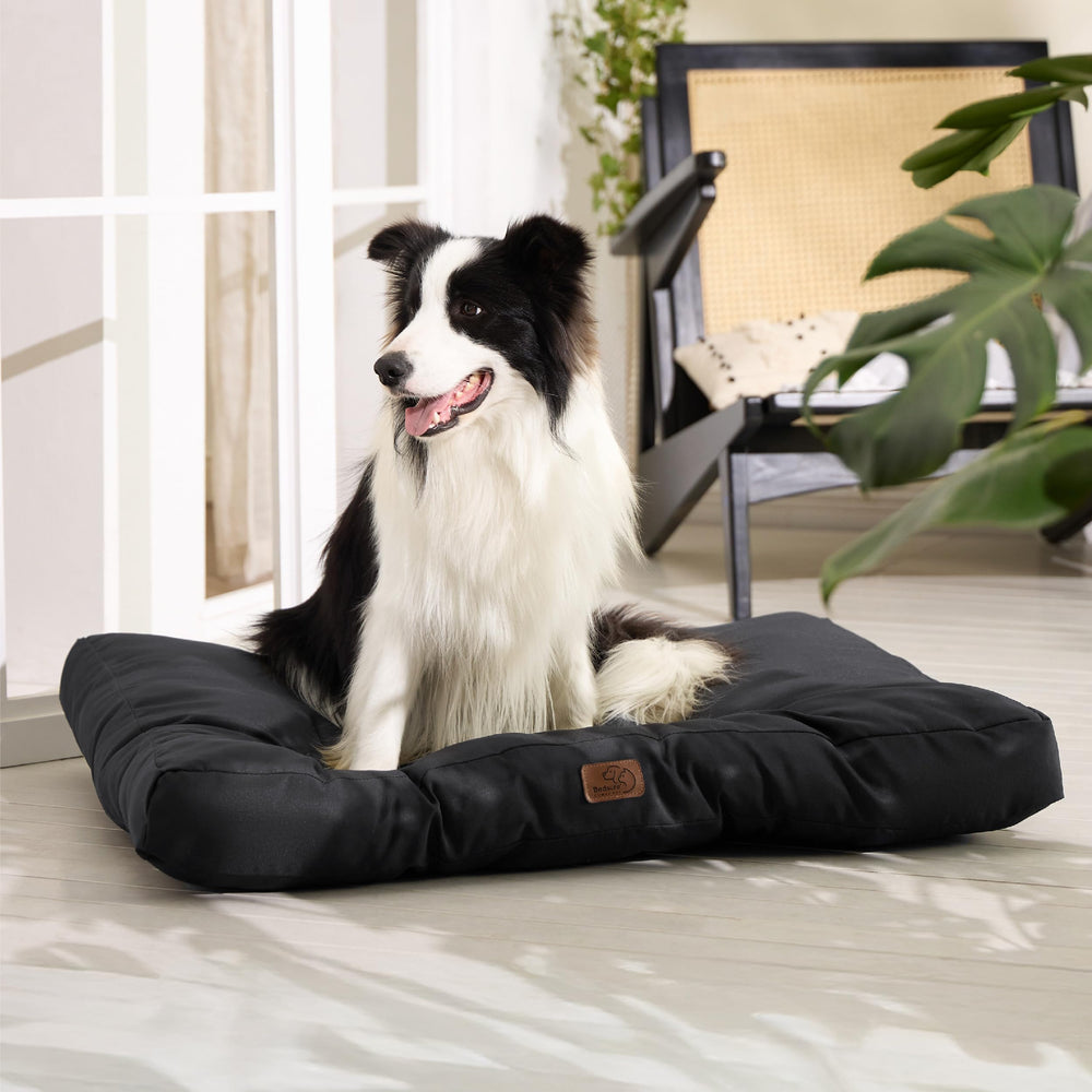 Bedsure tufted-dots keep the filling plush and the surface neat.