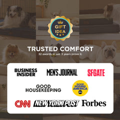 Bedsure dog bed with waterproof removable cover for easy cleaning.