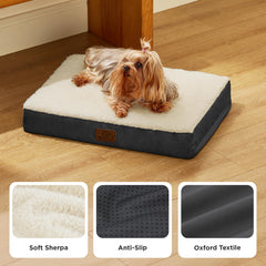 Bedsure XS plush sherpa fabric provides cloud-like softness for cozy naps
