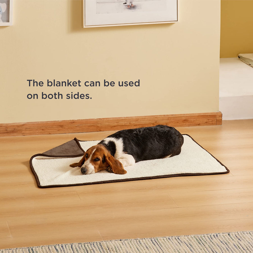Bedsure dog blanket protects couch from hair and stains