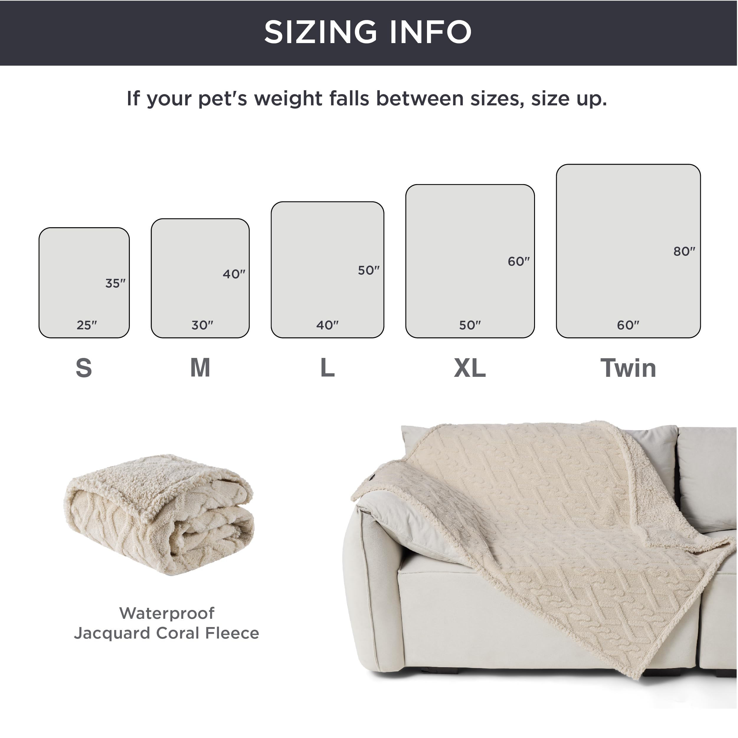 Bedsure shedding-protection helps minimize hair on sofas and couches.