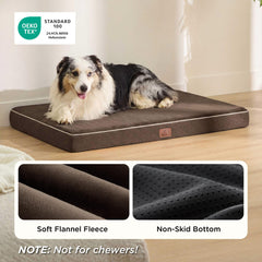 Bedsure dog bed with washable cover ready for deep cleaning.