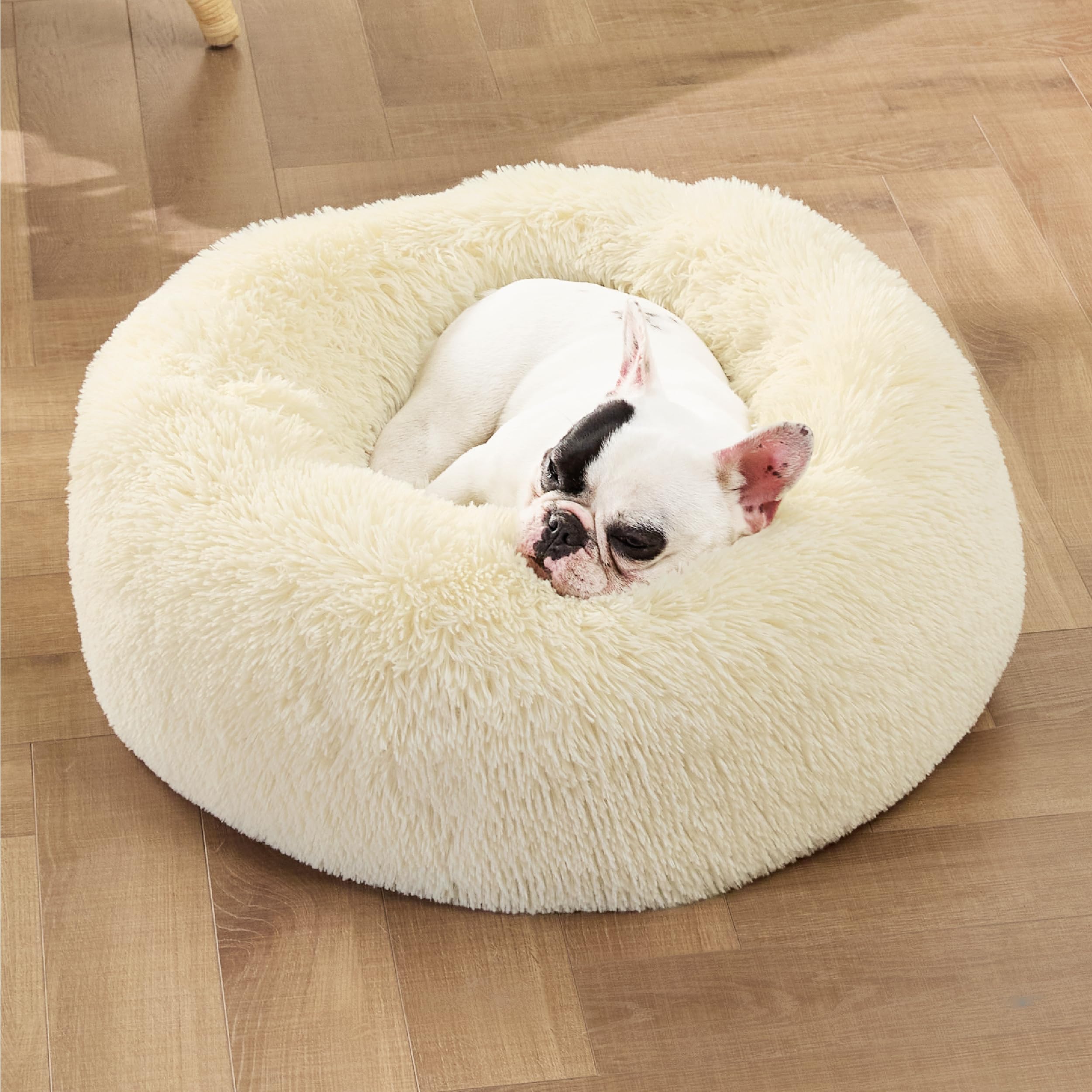 Bedsure 27in ivory beige washable cover feature for easy cleaning