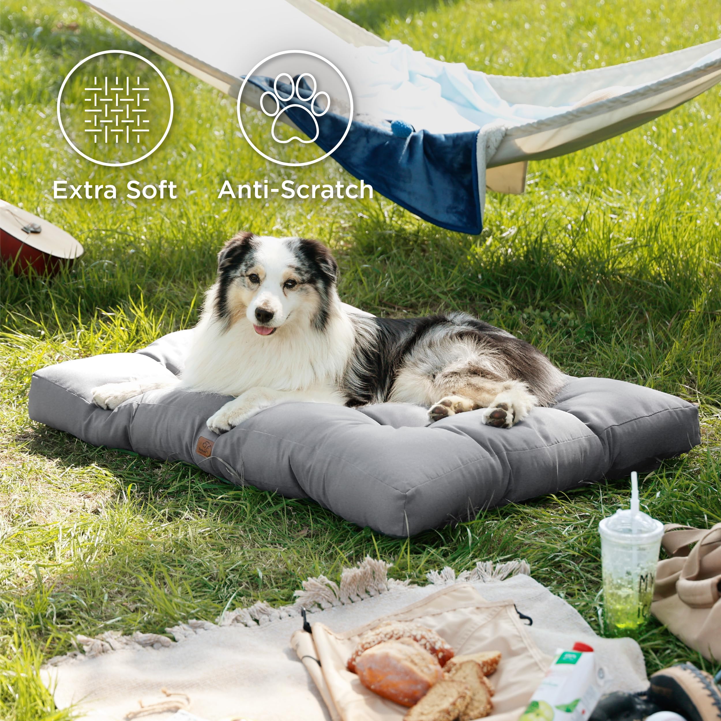 Bedsure waterproof fabric protects against accidents and cleans easily