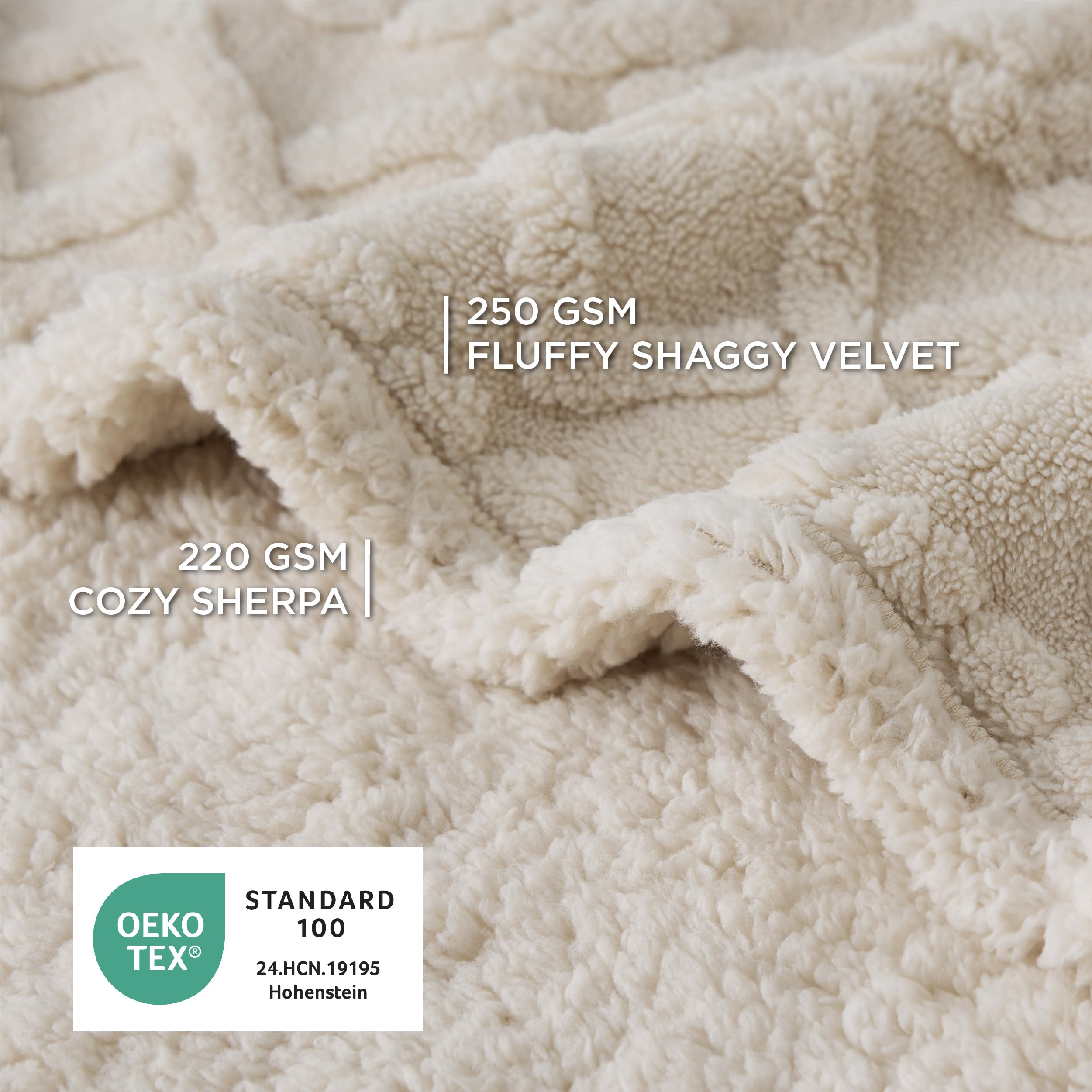 Bedsure fluffy velvet side pet blanket, smooth surface for lounging