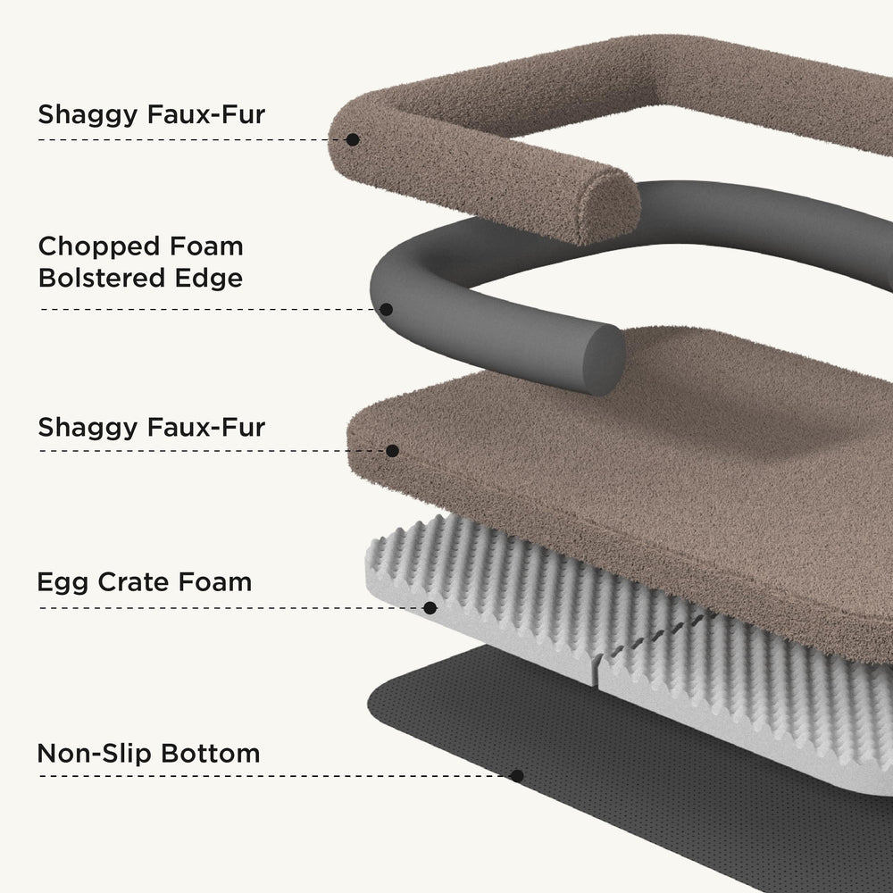 Bedsure foldable human dog bed with handles for easy transport.