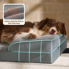 Bedsure four-sided bolster dog bed for secure snuggling