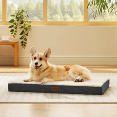 Bedsure large dog bed crate cover; easy-to-clean design.