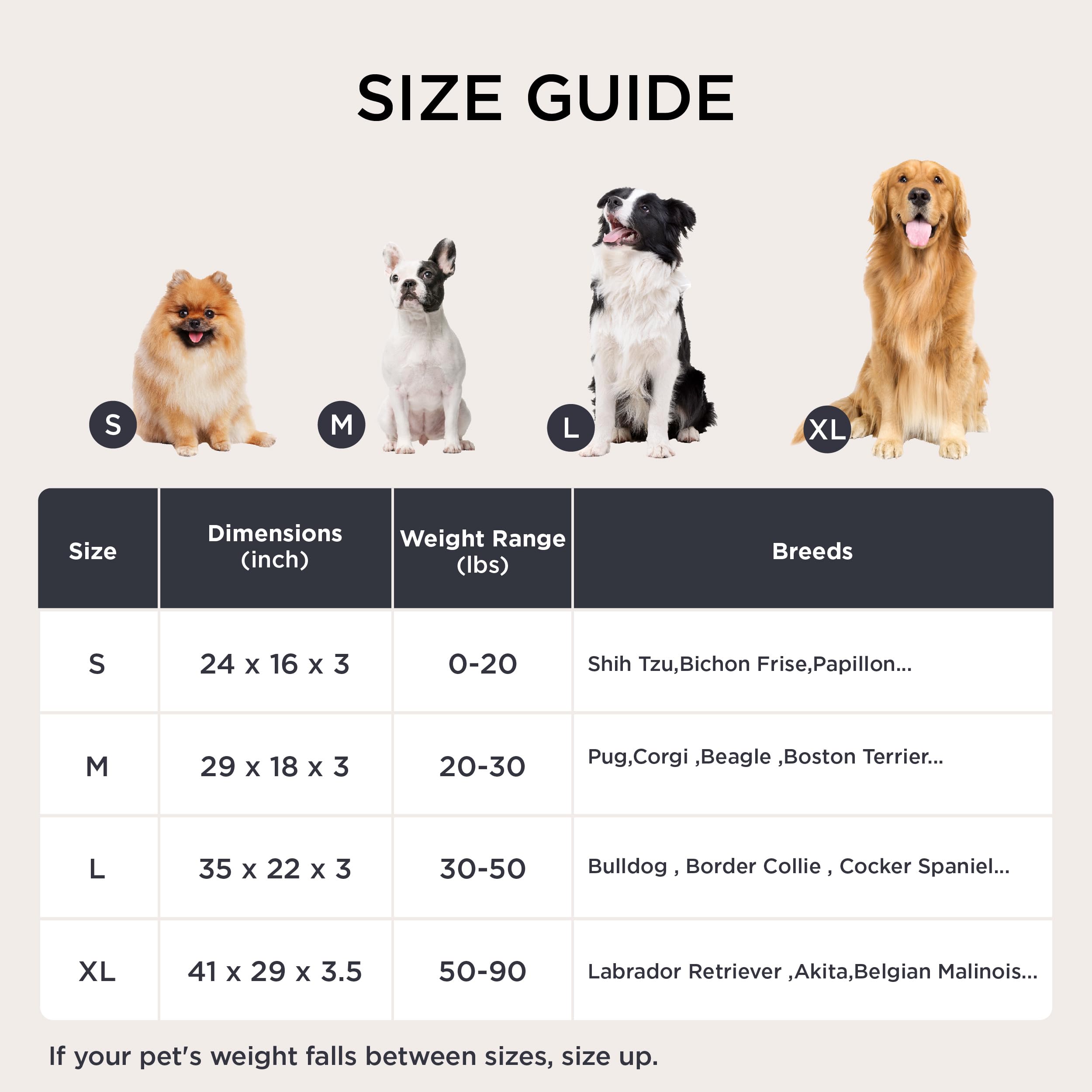 Bedsure large dog bed available in XL sizes for bigger breeds