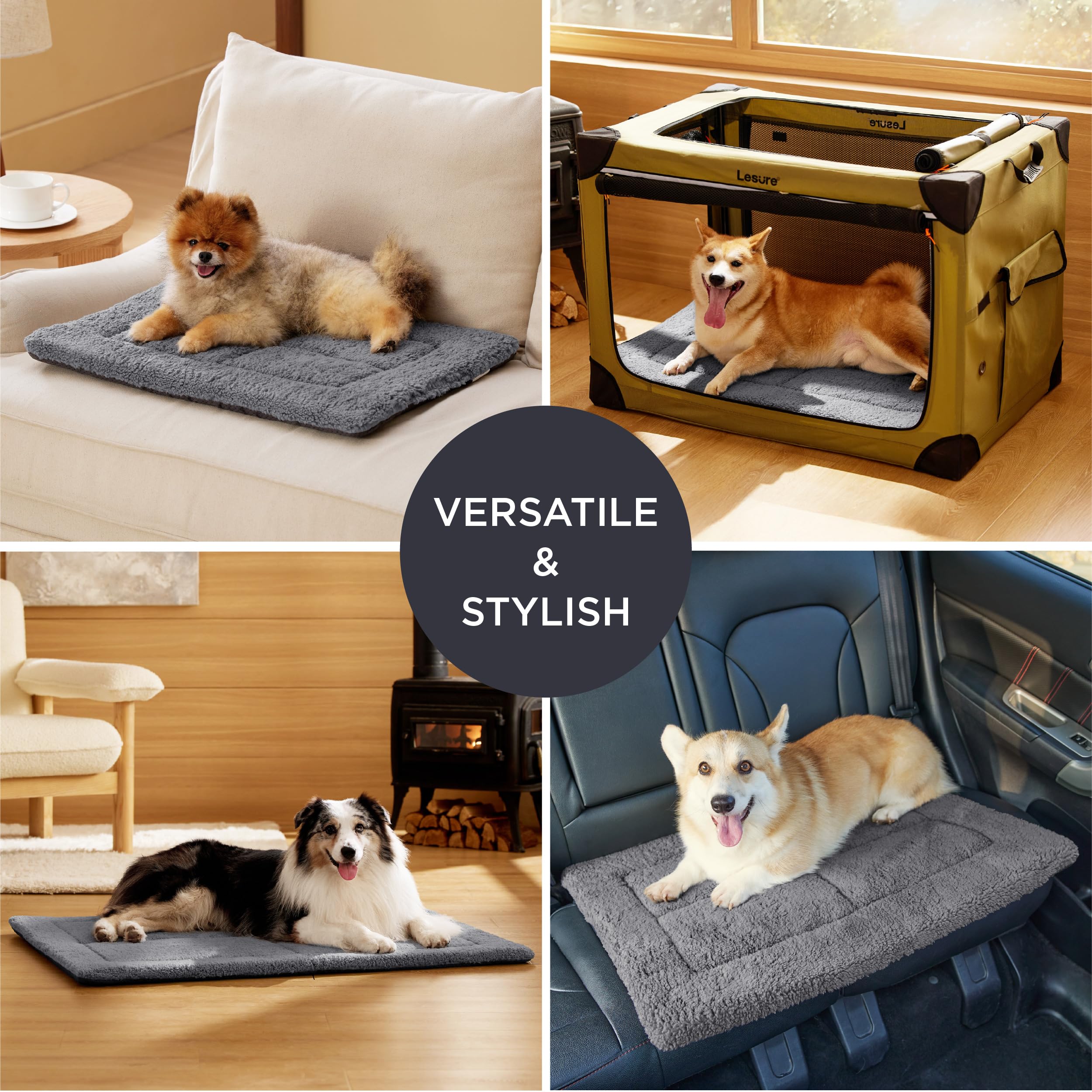 Bedsure lightweight travel pet mat Easy transport and setup
