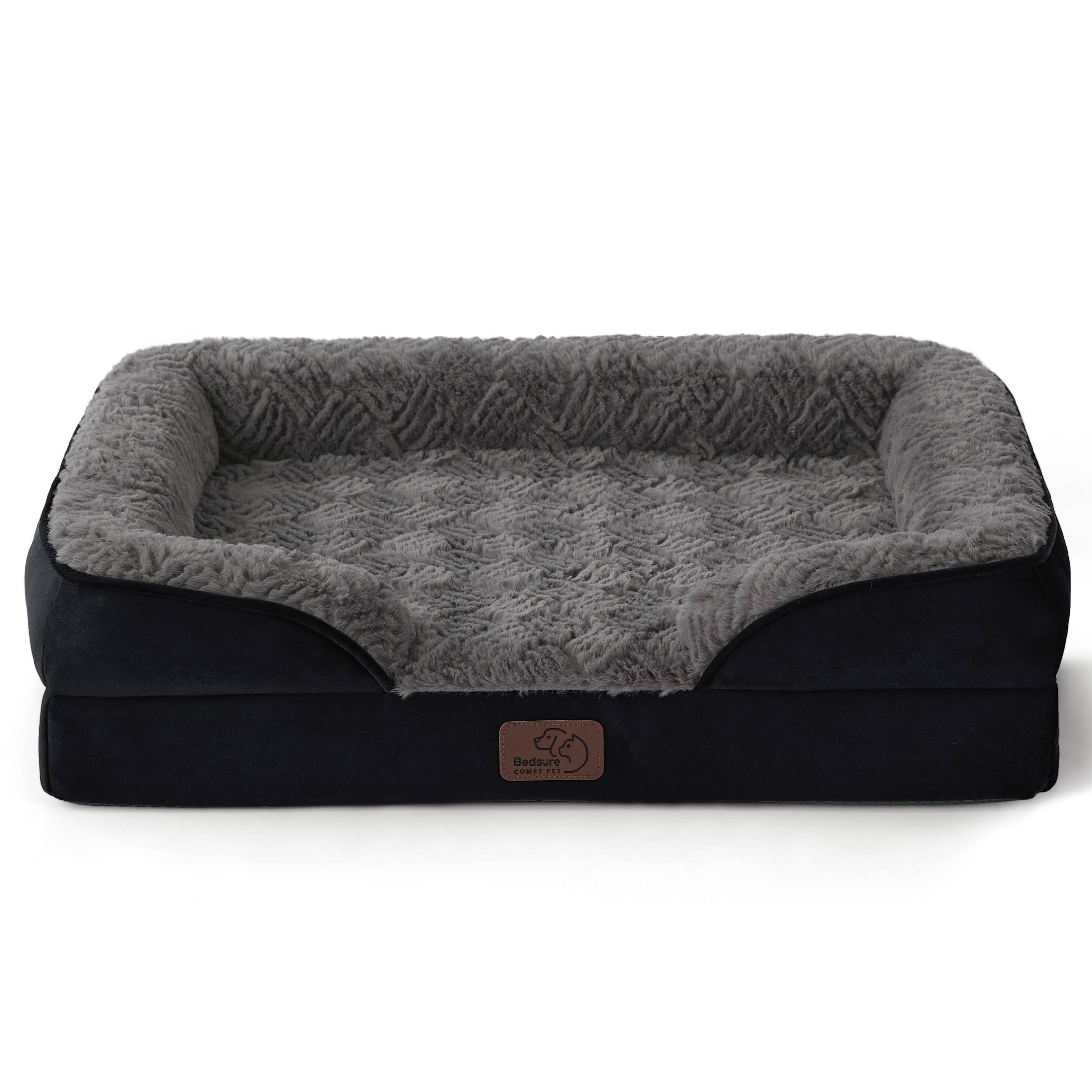 Bedsure machine-washable cover dog bed enables quick cleanups after adventures