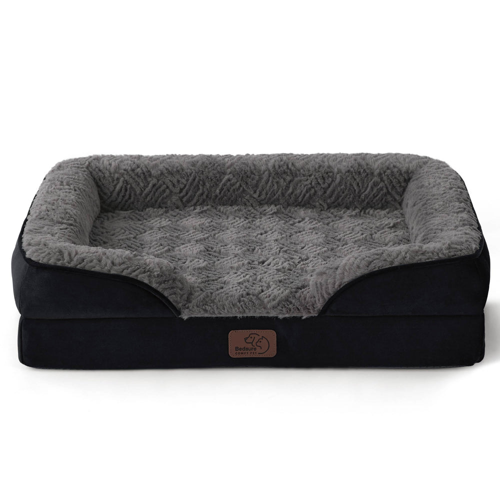Bedsure machine-washable cover dog bed enables quick cleanups after adventures