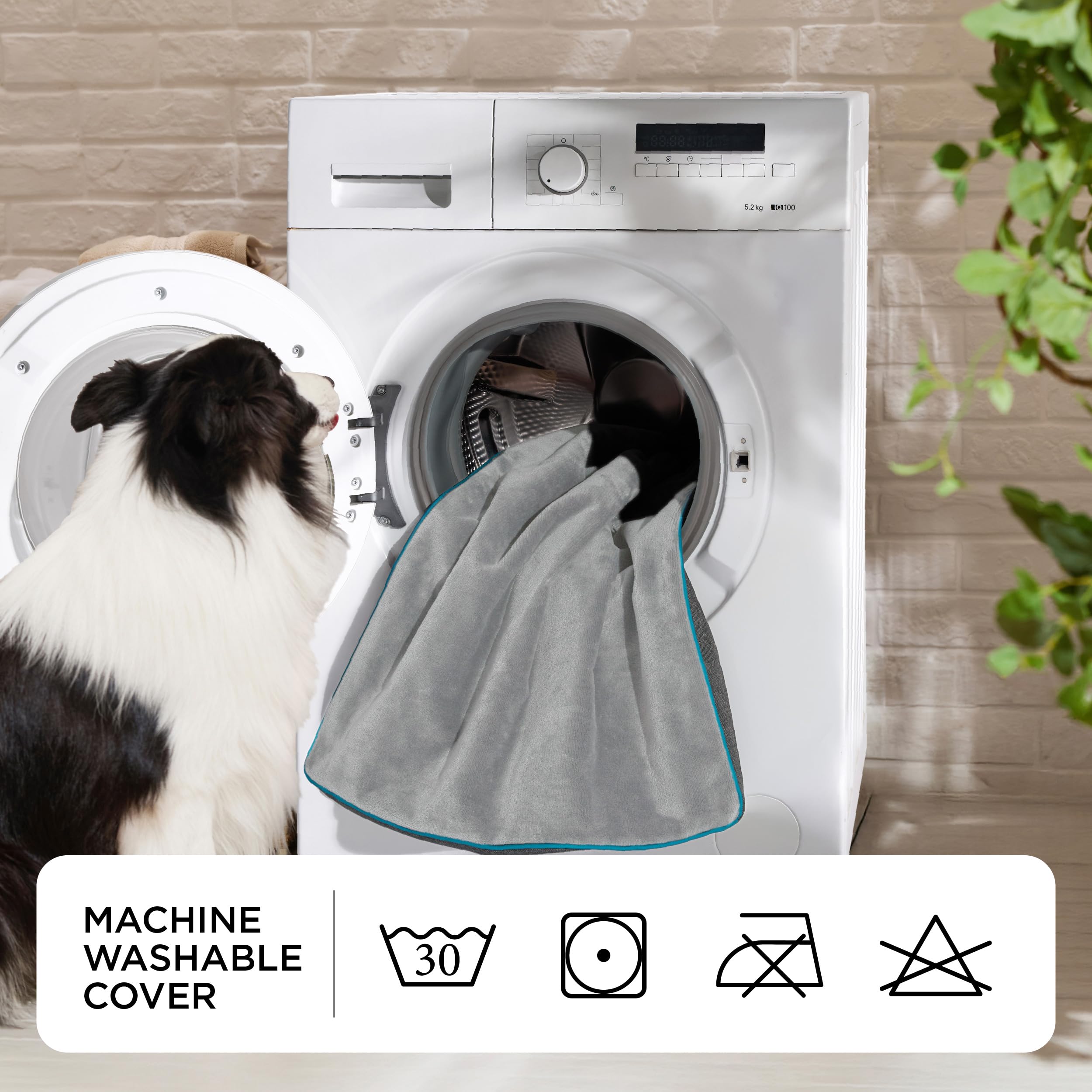 Bedsure memory foam dog bed removable cover enables easy washing