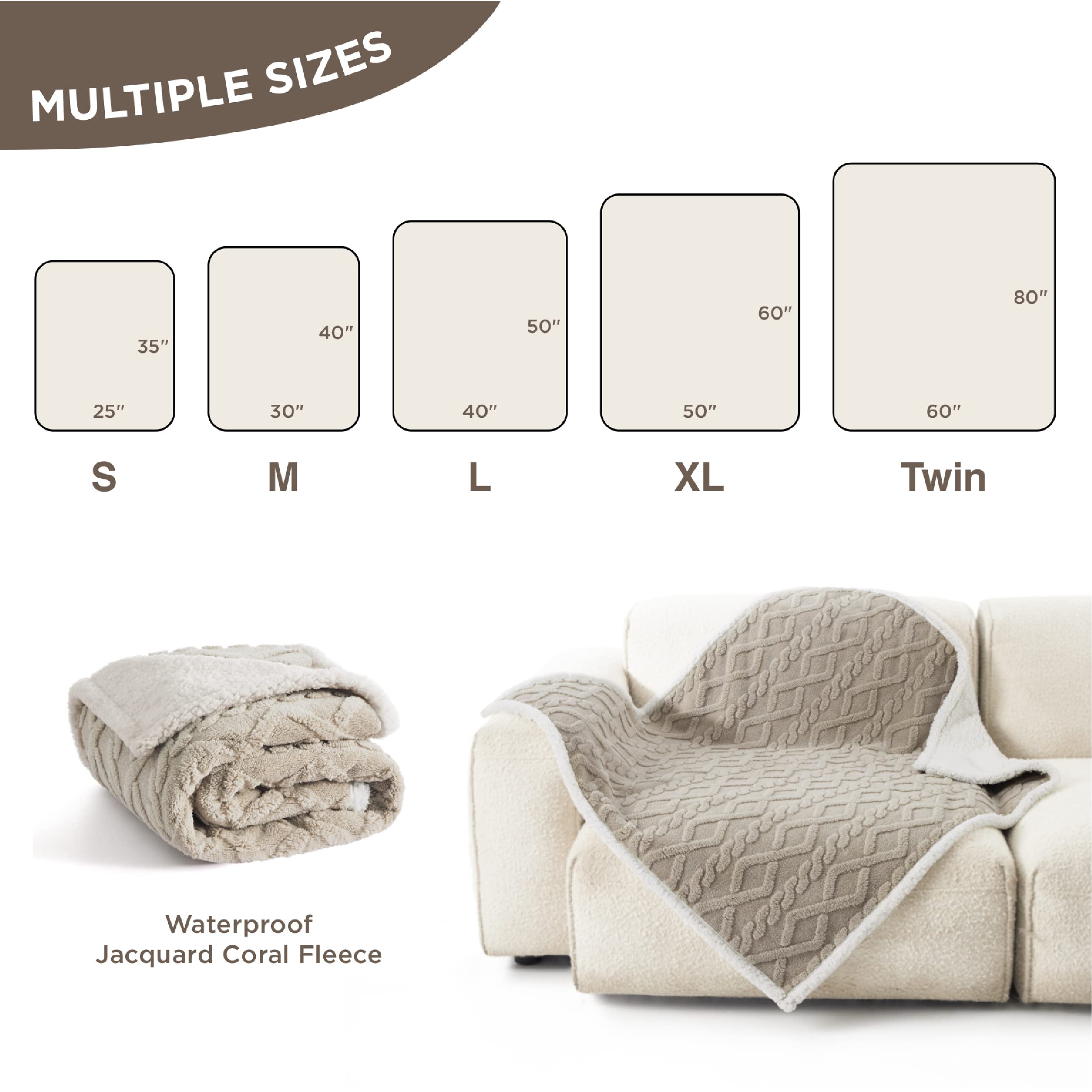 Bedsure multipurpose protection blanket — Guards against chewing, scratching, and shedding.