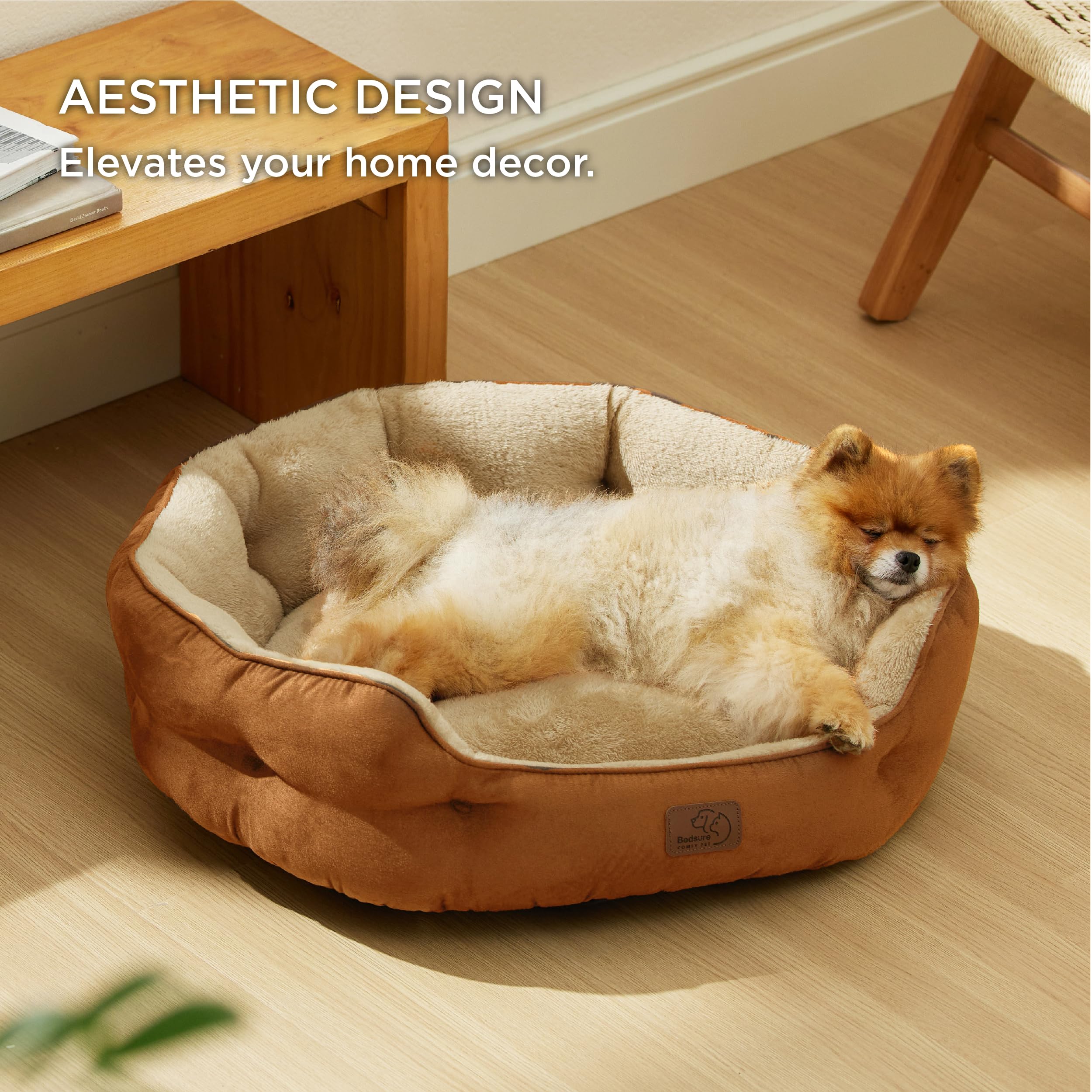 Bedsure non-skid bottom keeps the bed stable on smooth floors