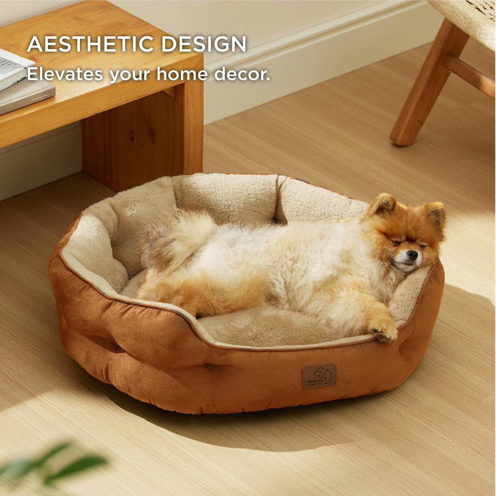Bedsure non-skid bottom keeps the bed stable on smooth floors