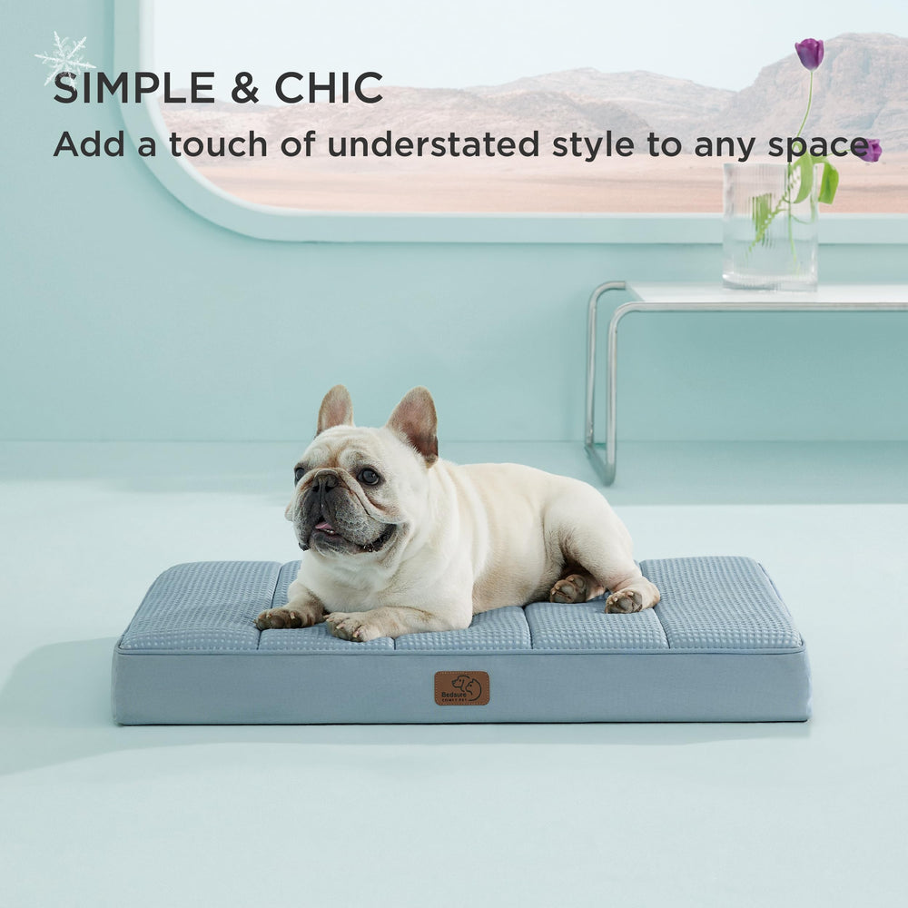 Bedsure bed with non-slip bottom staying in place during activity